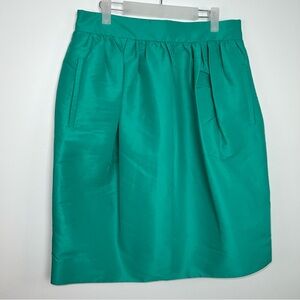 COS Teal Green A-Line Midi Skirt Women’s Size US 12 Structured Minimalist